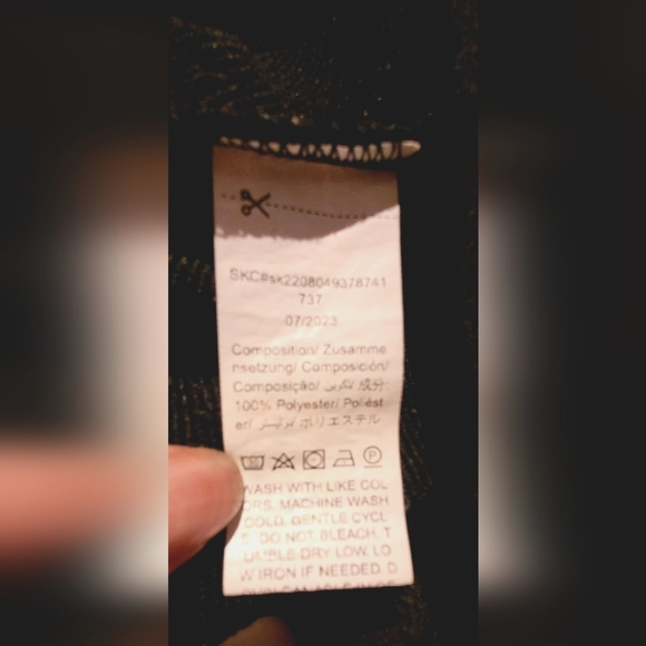 11-12Y Light black and white Jacket - Picture 3 of 4